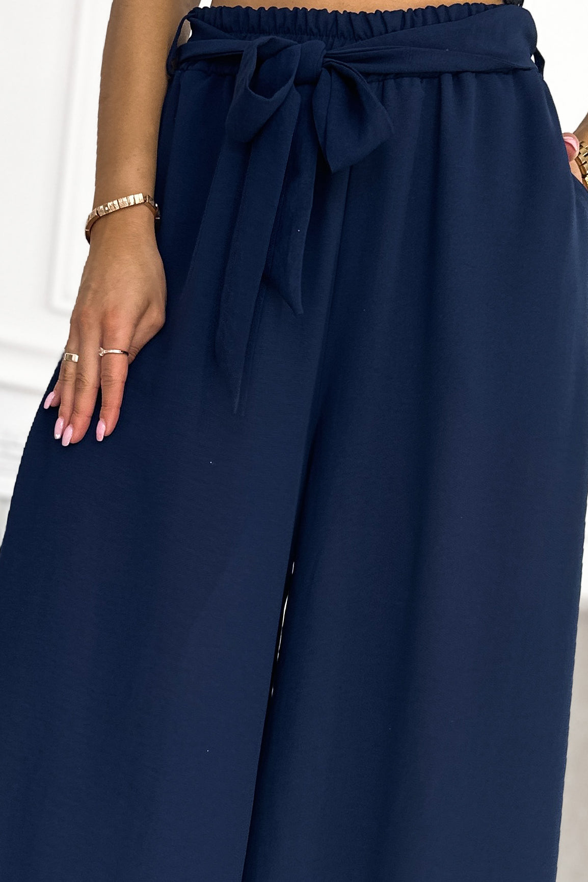 Pantalon oversize taille haute