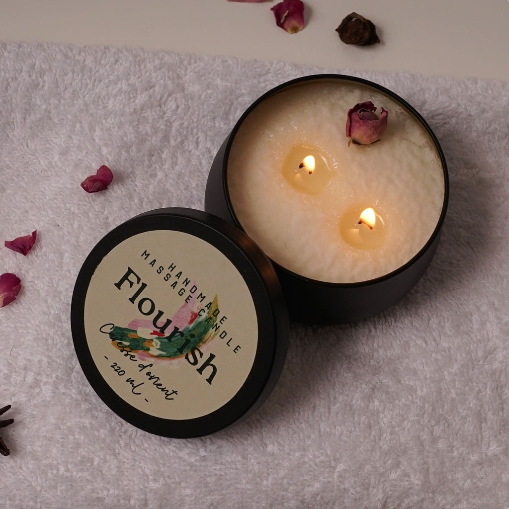 Bougie Massage Secret d'été - 220 ML