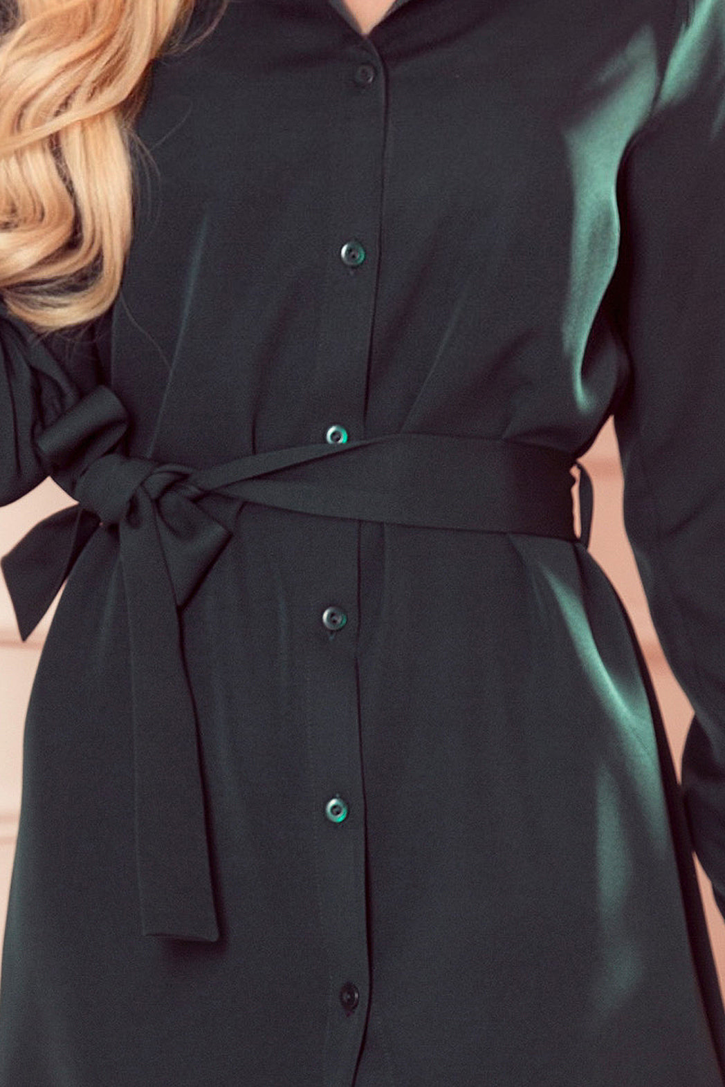 ROBE CHEMISE VERTE