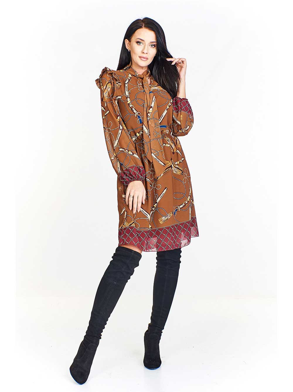 ROBE FLUIDE IMPRIMÉE